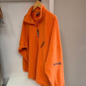 Nike Bright Orange Half-Zip Pullover